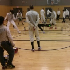 October 2016 fencing at the club