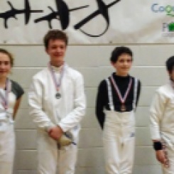 Youth fencers medal in Tri-City tournament