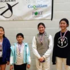 Youth fencers medal in Tri-City tournament